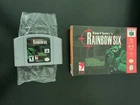 Tom Clancy's Rainbow Six 6 Nintendo 64 N64 CIB Manual Box Tested Video