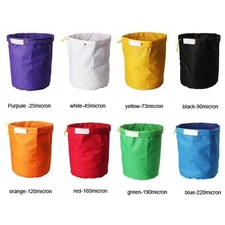 1 Gallon Nylon Mesh Filter Bag w/ Pressing Screen Cold Brew 25–220 Micron