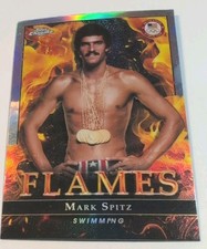 2024 Topps Chrome U.S. Olympic & Paralympic Team and Hopefuls Flames Mark Spitz