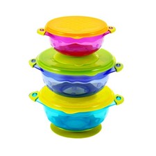PandaEar Stackable Baby Suction Bowls 3 Sizes