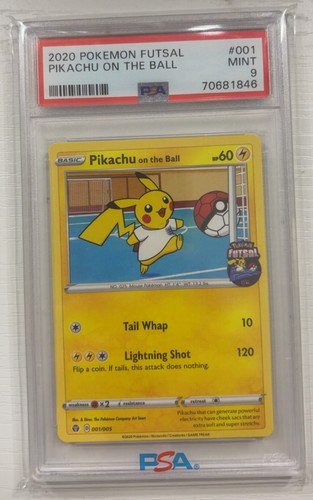 Pikachu on the Ball graded PSA 9 for sale on eBay