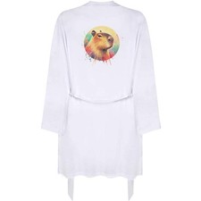 'Capybara Portrait' Adult Dressing Robe / Gown RO053637 