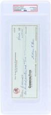 Graig Nettles New York Yankees Signed Check September 25, 1980 - PSA 84855692