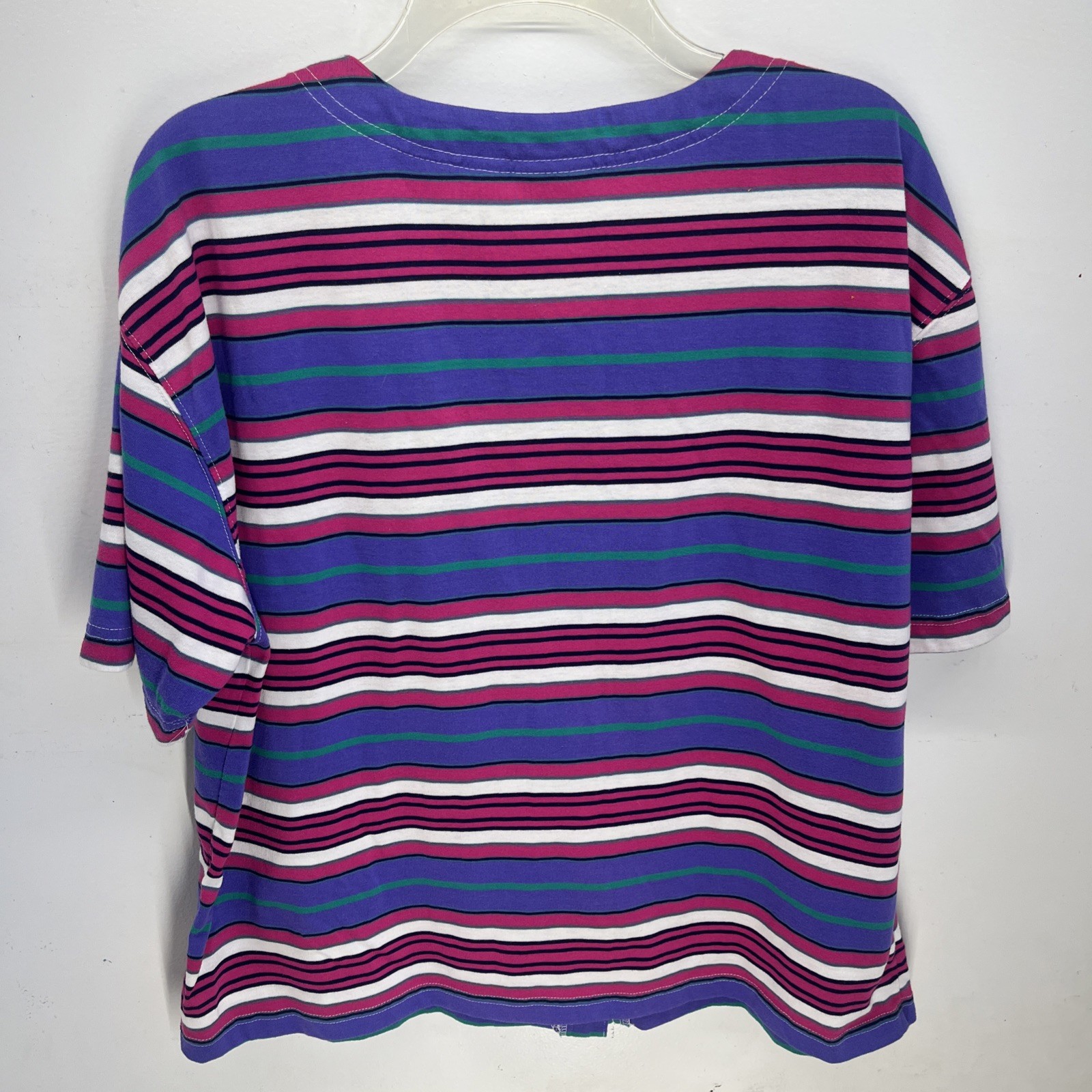 Classic Elements - Short Sleeve Colorblock Button… - image 6