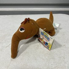 Muppets Sesame Street Beans Plush Snuffleupagus 8" Jim Henson TYCO 1997 TAG