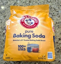 Arm & Hammer Pure Baking Soda Bulk Size 13.5 lbs exp: 02/2028