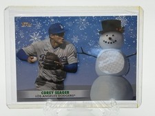 2021 Topps Holiday - Walmart Mega Box Relics Corey Seager #WRC-CS (MEM)