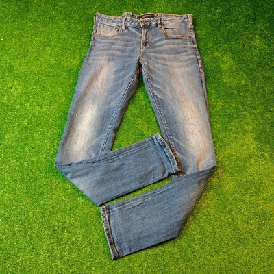 Scotch & Soda Jeans Herren 33x34 Blau Slim Skinny Whiskering Denim Y2K Drip A...