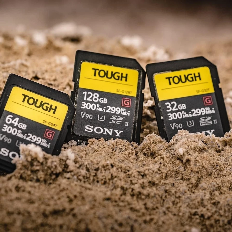 Sony 128GB SDXC Card TOUGH SF-G128T UHS-II 4K V90 300MB/s Read 299MB/s Write SD - Image 4 of 4