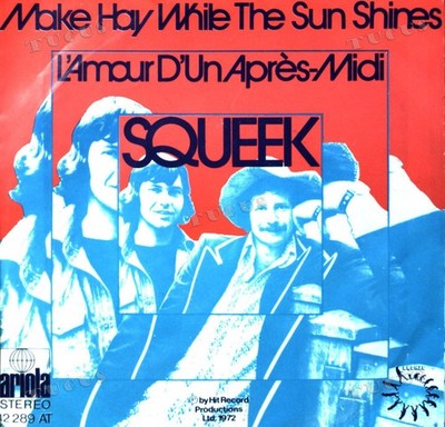 Squeek - Make Hay While The Sun Shines 7in 1972 (VG+/VG+) ''*