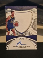 2022-23 Crown Royale Patrick Baldwin JR RPA Rookie Silhouettes On Card Auto /199