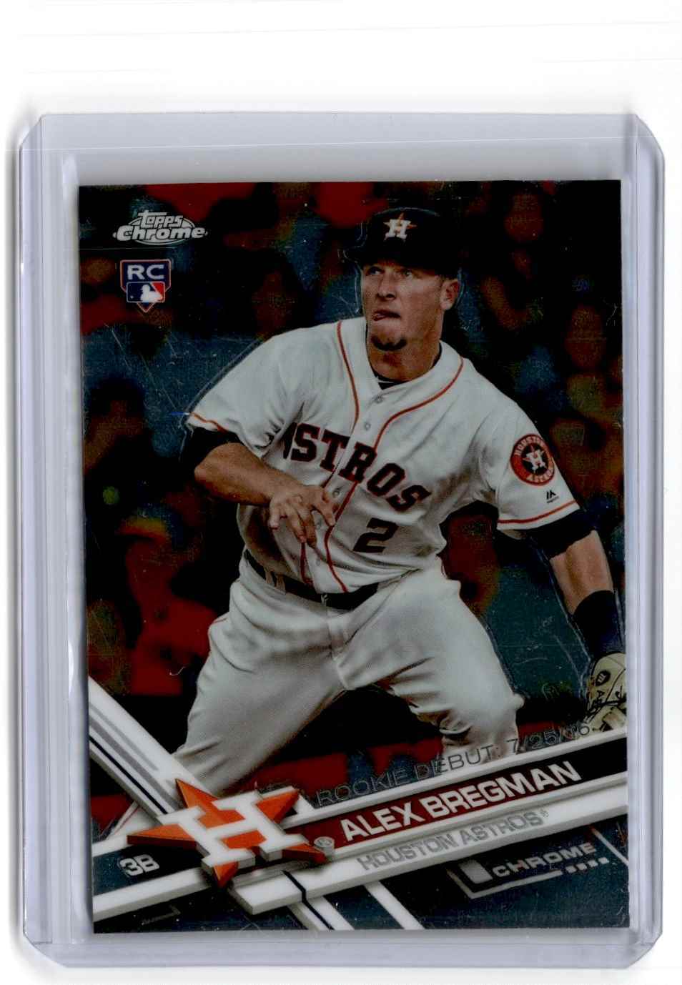 2017 Topps Chrome Update Series Alex Bregman Rookie Houston Astros #HMT60