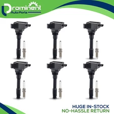 6 Ignition Coil & 6 Iridium Spark Plug fit 18-23 Ford F-150 Explorer Lincoln