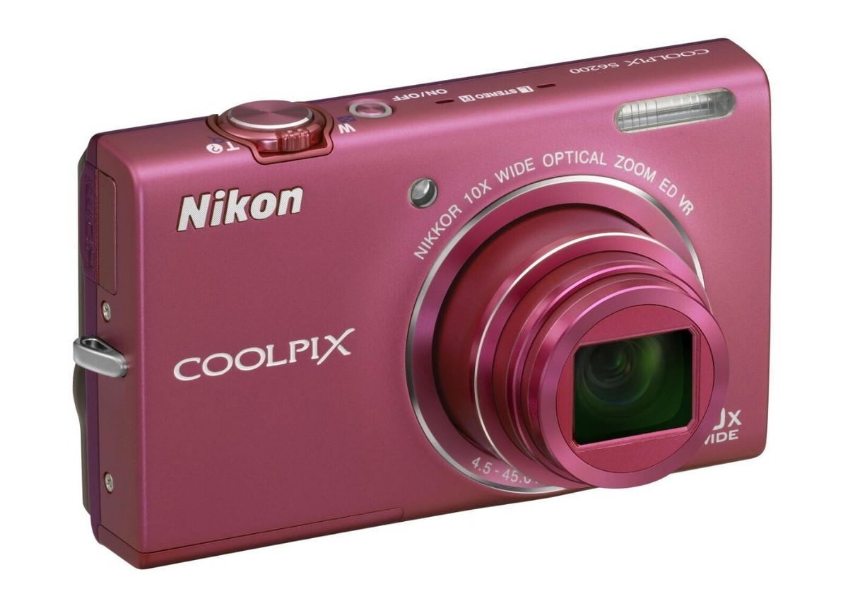 Nikon COOLPIX S6200 16.0MP 10x Optical Zoom CCD Digital Camera