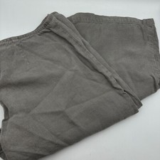 Eileen Fisher Pull On Wide Leg Trouser Cropped Pants Womens Medium Gray