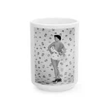 Julia Adams #54 (Vintage Female Icon) White Coffee Mug