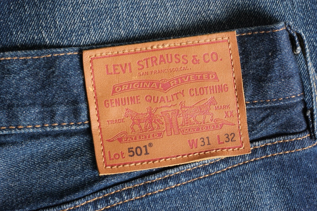 LEVI'S 501 PREMIUM Big E Jeans Men Size W31 L32 Regular Straight