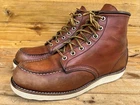 Red Wing 8131 Brown Leather Moc Toe Men’s Boots Size US 8.5 E / UK 7.5/ EU 41.5