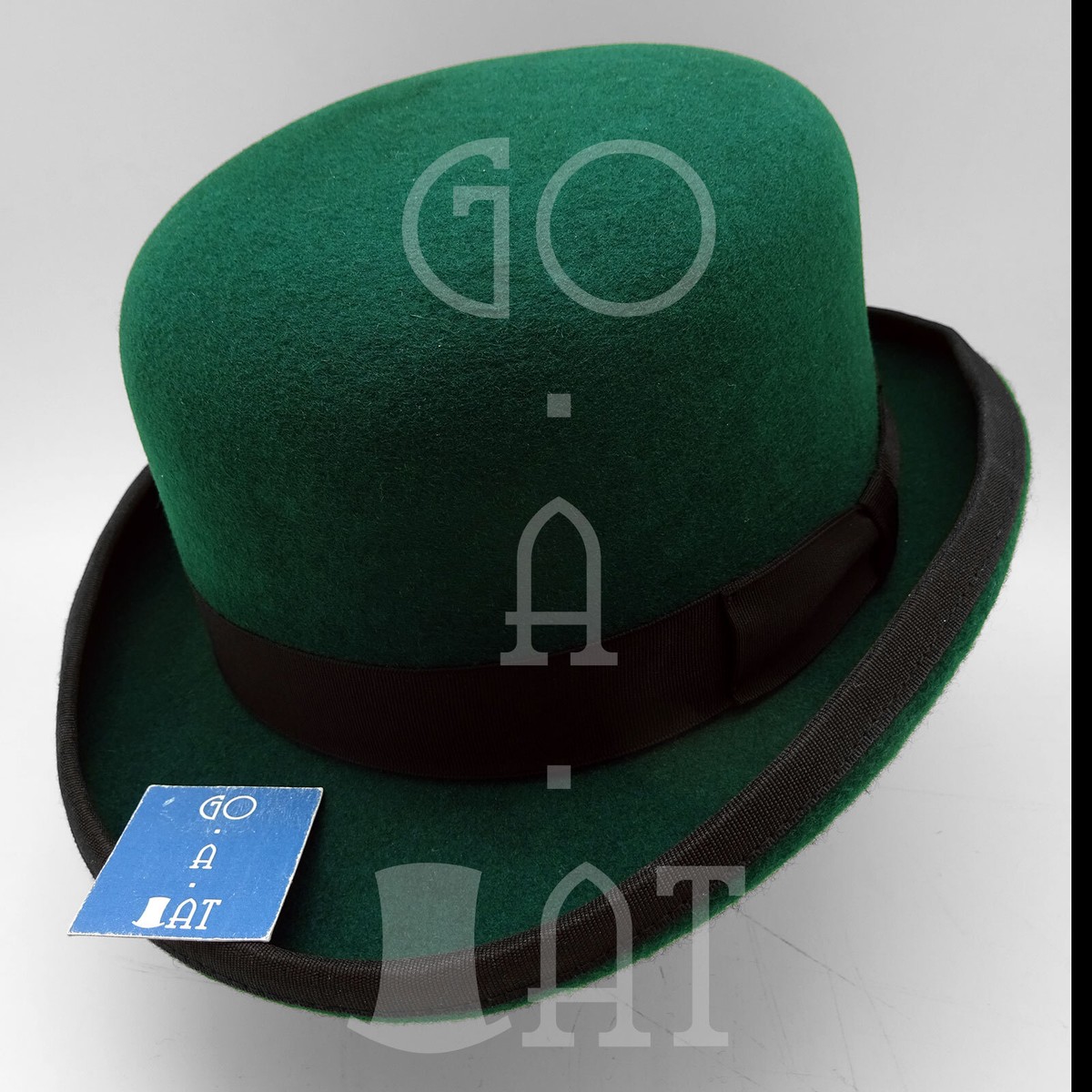 CLASSIC Wool Felt Men Bowler Hat Derby Billycock FORMAL  display picture 1