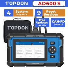 2025 TOPDON AD600S NEW+ OBD2 Scanner Engine ABS SRS DPF TPMS Car Diagnostic Tool