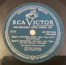 Ardon Cornwell - – 78 rpm RCA Vic 45-5016: Shepherd’s Dance, 2. Masquerade