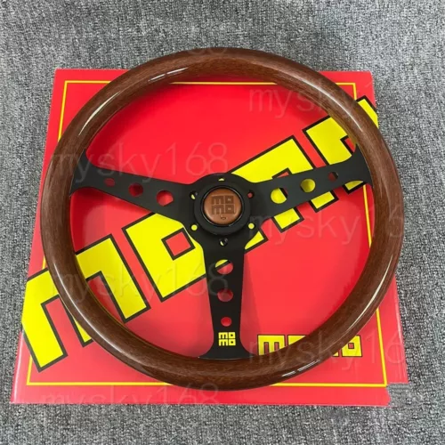 MOMO Steering Wheel HERITAGE MOD.07 WOOD 340MM 14 inch - Picture 4 of 9