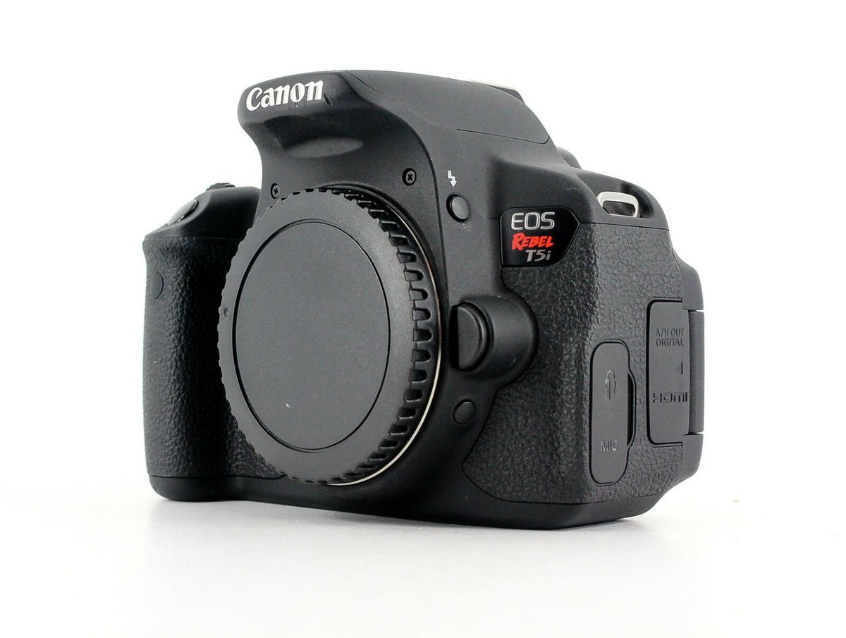 Canon EOS Rebel T5i D700 Digital SLR Camera Black (Body