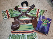 Fun World Tequila Poppin Dude Mexican Serape Halloween Costume Cinco De Mayo OS