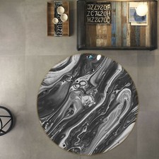 3D Black Art Texture NAO5745 Game Rug Mat Elegant Photo Carpet Mat Fay