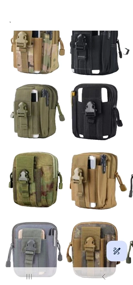 DMalta, Portabolsas para Teléfono Celular Hecho a Mano, Cargador, Tarjetero, Tela Hartford Foto 4 de 4