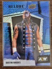 2022 AEW Dustin Rhodes BLUE /35 ALLURE Trading Card Upper Deck Mint #85730