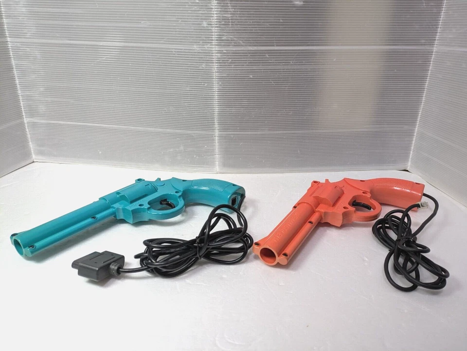 Konami Lethal Enforcers Super Famicom 1P and 2 P LIGHT GUN  SFC Japan - Image 4 of 4