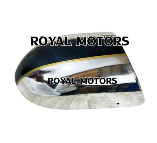"DUAL SEAT COWL, CHROME BLACK" FIT FOR ROYAL ENFIELD CONTINENTAL GT 650 - Picture 10 of 12