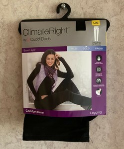 Climate Right Cuddl Duds Womens Leggings Pockets New Size L 14 16 Thermal Winter 769373378818 | eBay