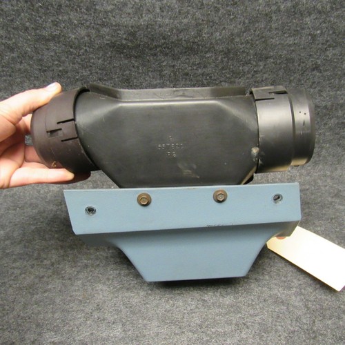 1978-1987 Cutlass LH Lower AC Air Lap Vent w/ Duct T Tube Light Blue OEM 61375 - Picture 6 of 9