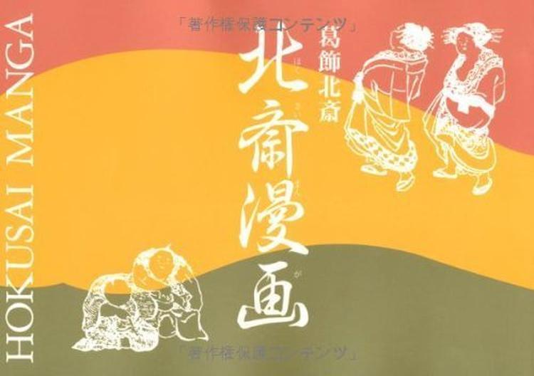 Hokusai Manga Japanese Large Art Book Katsushika Hokusai Ukiyo-e Sketches Comics