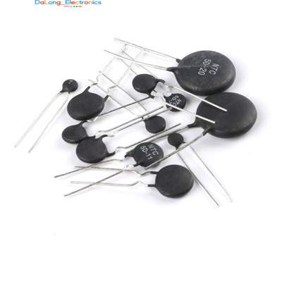 (50 Pcs)Negative Temperature Coefficient Thermistor NTC5D-5/7/9/11/13/20 5 Ohm D