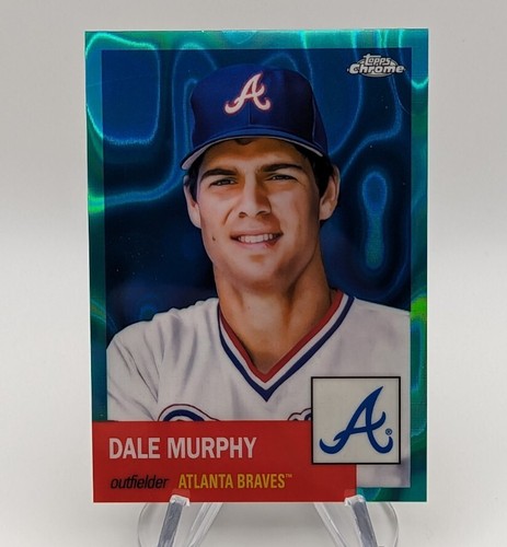 Dale Murphy 2022 Topps Chrome Platinum Anniversary 234 Aqua Lava SP #d/299 - Picture 1 of 2