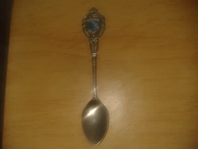 'Queen Mary Long Beach' enamel collectors tea spoon. 11.3cm.Art nouveau (D11a) - Image 1 of 4