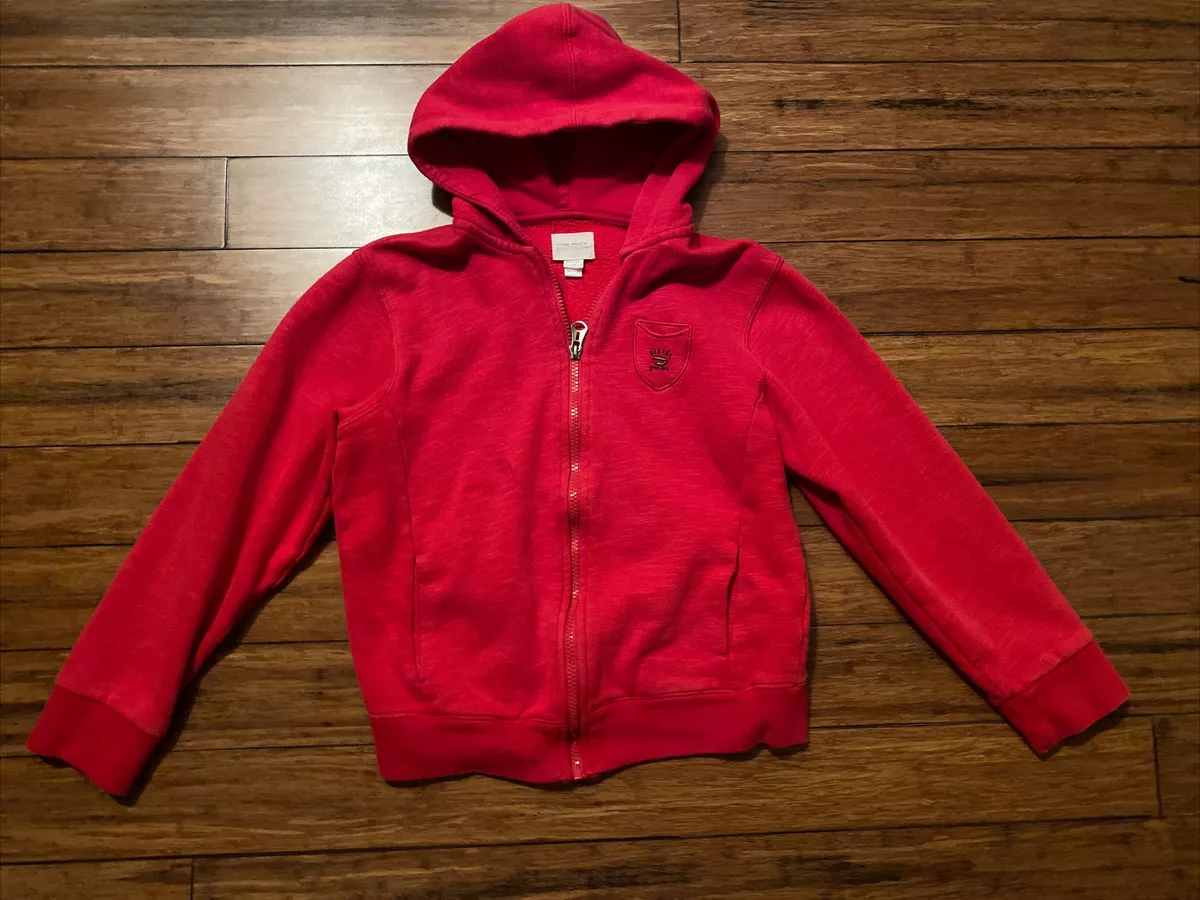 Diesel Kids Red Cotton Blend Zip Up Hoodie Size 12 | eBay