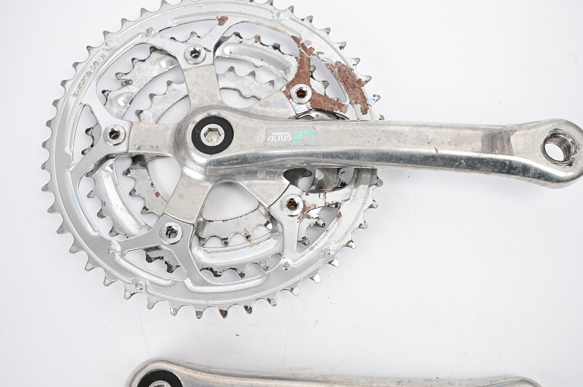 Vintage Shimano Altus A10 FC-AT10 MTB Bike Crank Set 175 mm