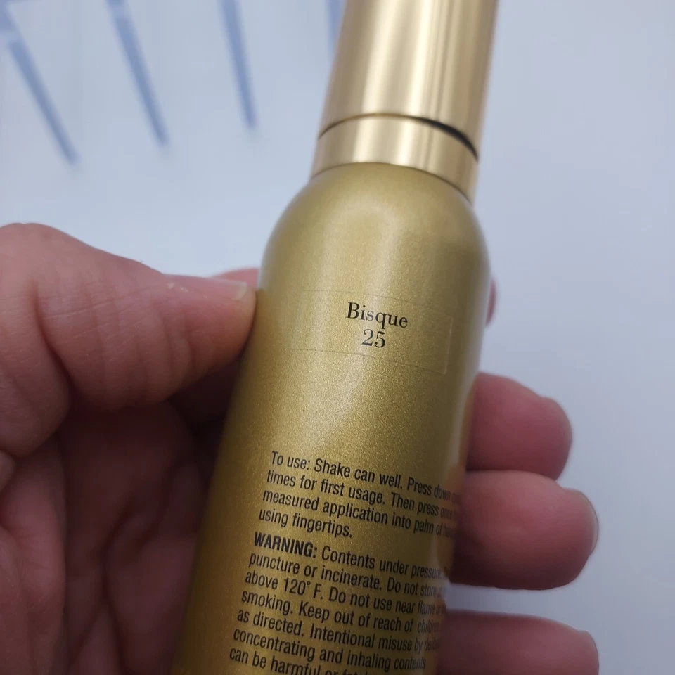 Elizabeth Arden Flawless Finish Mousse Makeup 1.4oz BISQUE 25 GOLD BOTTLE - Image 3 of 4