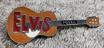 1994 Fossil Elvis Guitar Pin