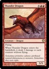 MTG - Thunder Dragon - Duel Decks: Knights vs. Dragons - LP, English Magic FLAT 