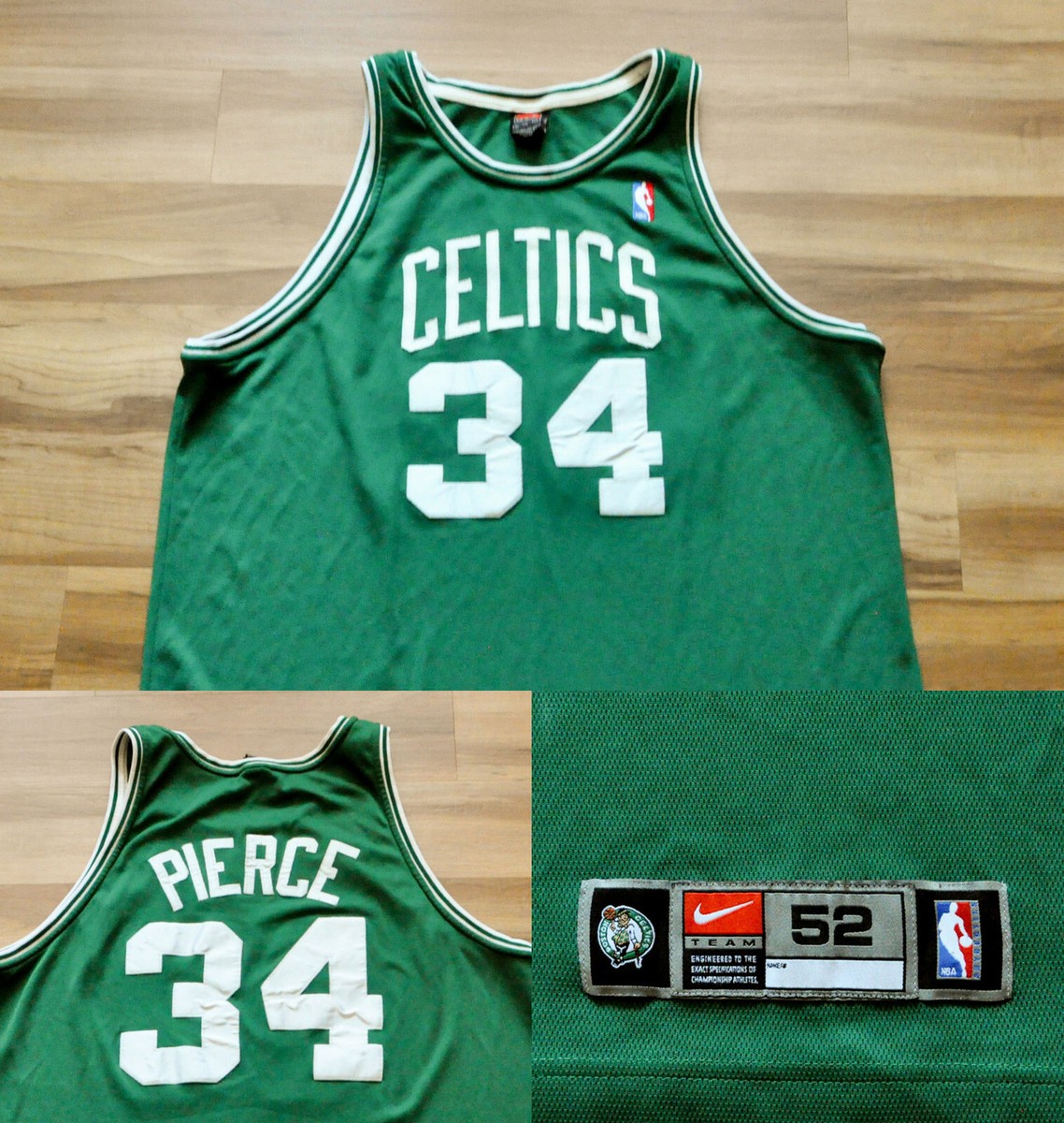 Paul Pierce Boston Celtics Nike Jersey Authentic Dri-Fit Sewn Men