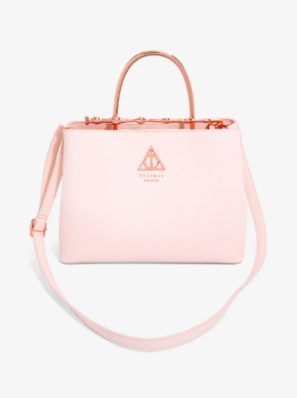 Loungefly Harry Potter Elder Wand Handbag - Rose Gold Pink image 9