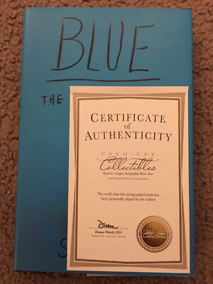 Steve Aoki Signed Book Blue The Color Of Noise COA Autographed Auto DJ