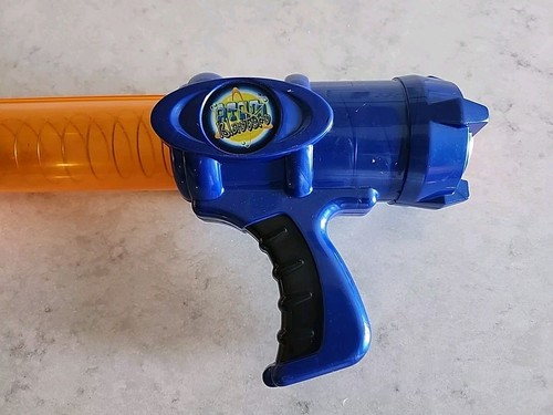 Nerf Reactor Atom Blaster Ball Blaster Gun Blue Orange Hasbro 2003 Vintage - Picture 8 of 9