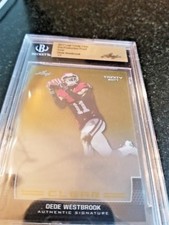 2017 Leaf Metal Rare RC 1/1 Proof  DEDE WESTBROOK  ACETATE  ROOKIE BGS 