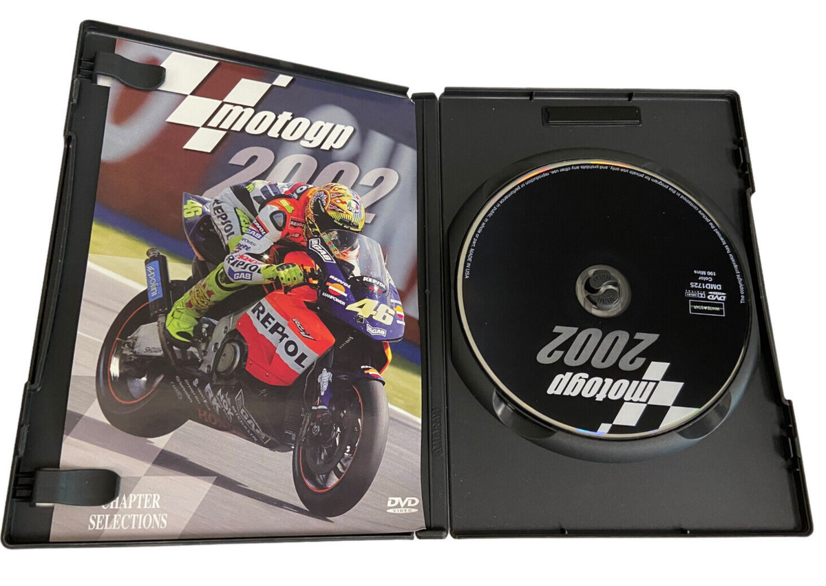 MotoGP Gran Prix Motorcycle Racing 2002 DVD Video DMD 175 190 Mins